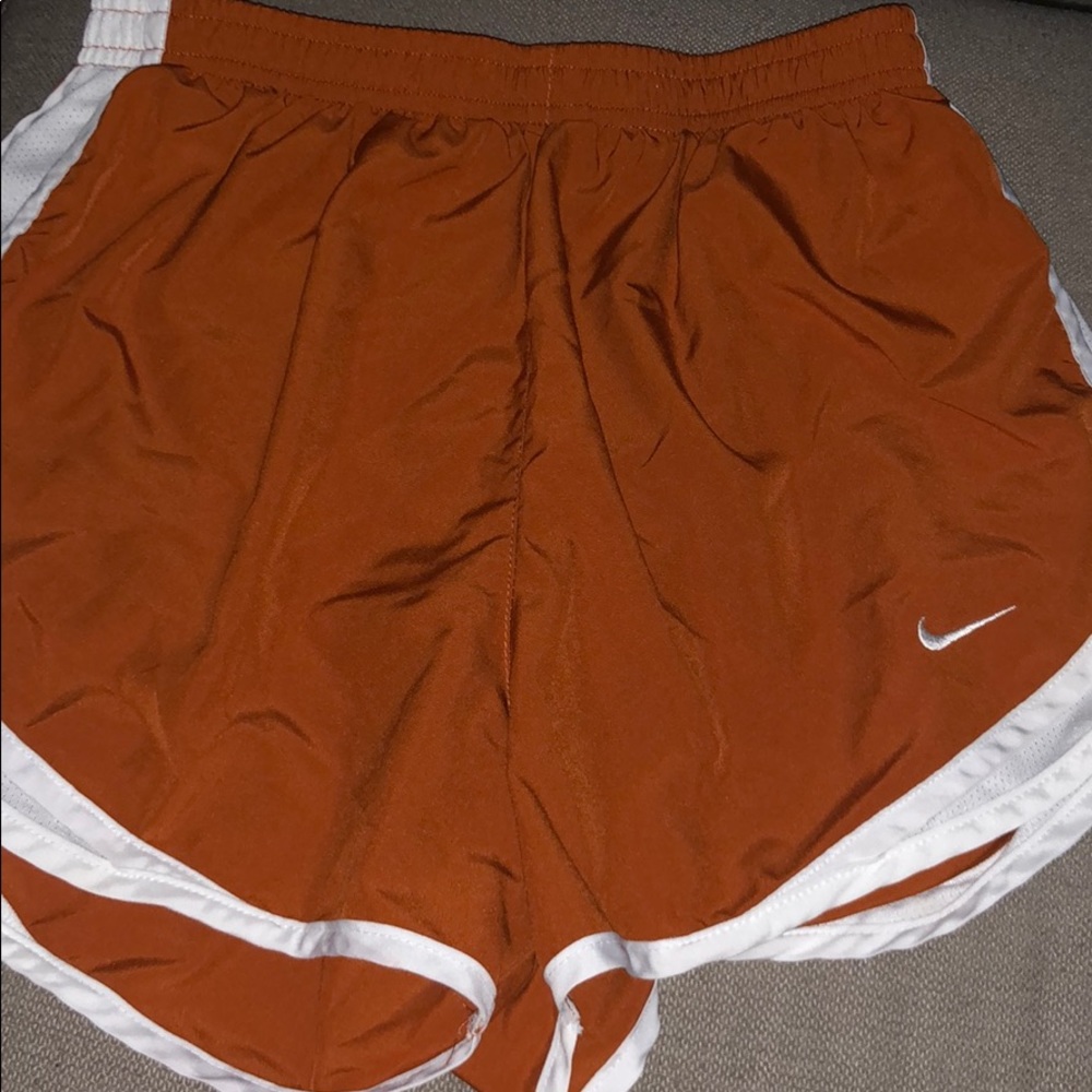 Burnt orange Nike shorts